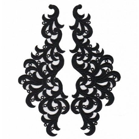 Appliczioni in pizzo vari colori