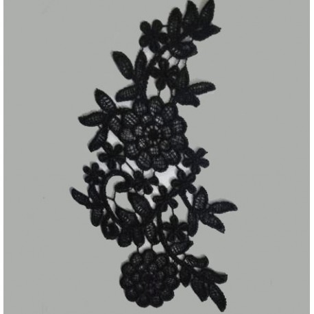 Appliczioni in pizzo nero